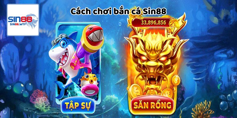 Cách chơi bắn cá Sin88 đơn giản dễ hiểu