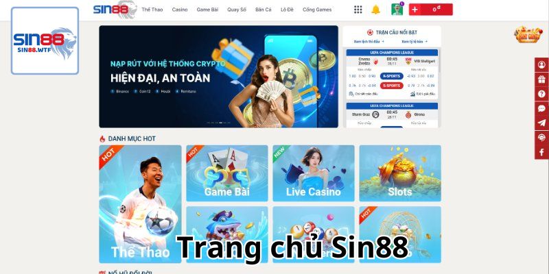 Hướng dẫn nạp tiền Sin88 chi tiết